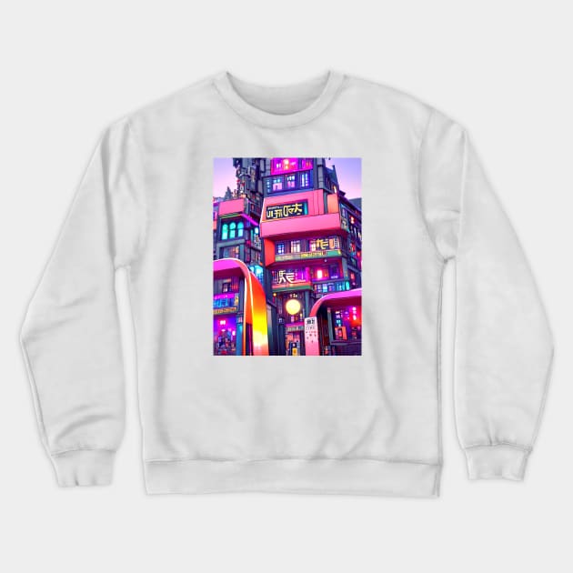 Color District Crewneck Sweatshirt by Holosomnia